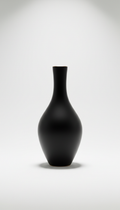 Matte Black Minimalist Vase